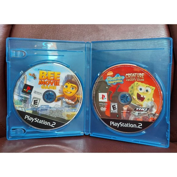 SpongeBob Creature from the Krusty Krab & Bee Movie Game PlayStation 2 Disc Only - Picture 1 of 5
